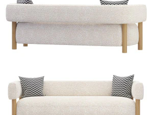 N-S03 sofa by Karimoku Case Study 3D Model