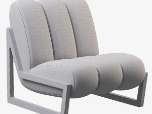 Theodore armchair 3D Model