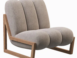 Theodore armchair 3D Model