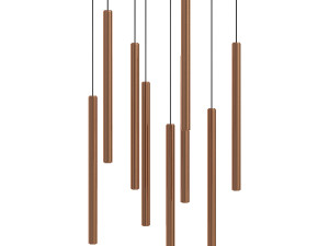 Contec development CANALIS 9 Mini Pendant Lighting White 3D Model