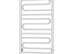 Electric towel warmer Sunerzha Elegiya 20 100x50 R Modello 3D