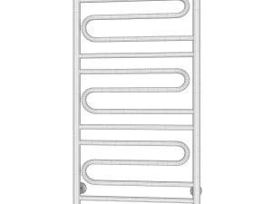 Electric towel warmer Sunerzha Elegiya 20 100x50 R 3D Model