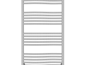 Electric towel warmer Sunerzha Fluid 2 0 120x60 R 3D Model