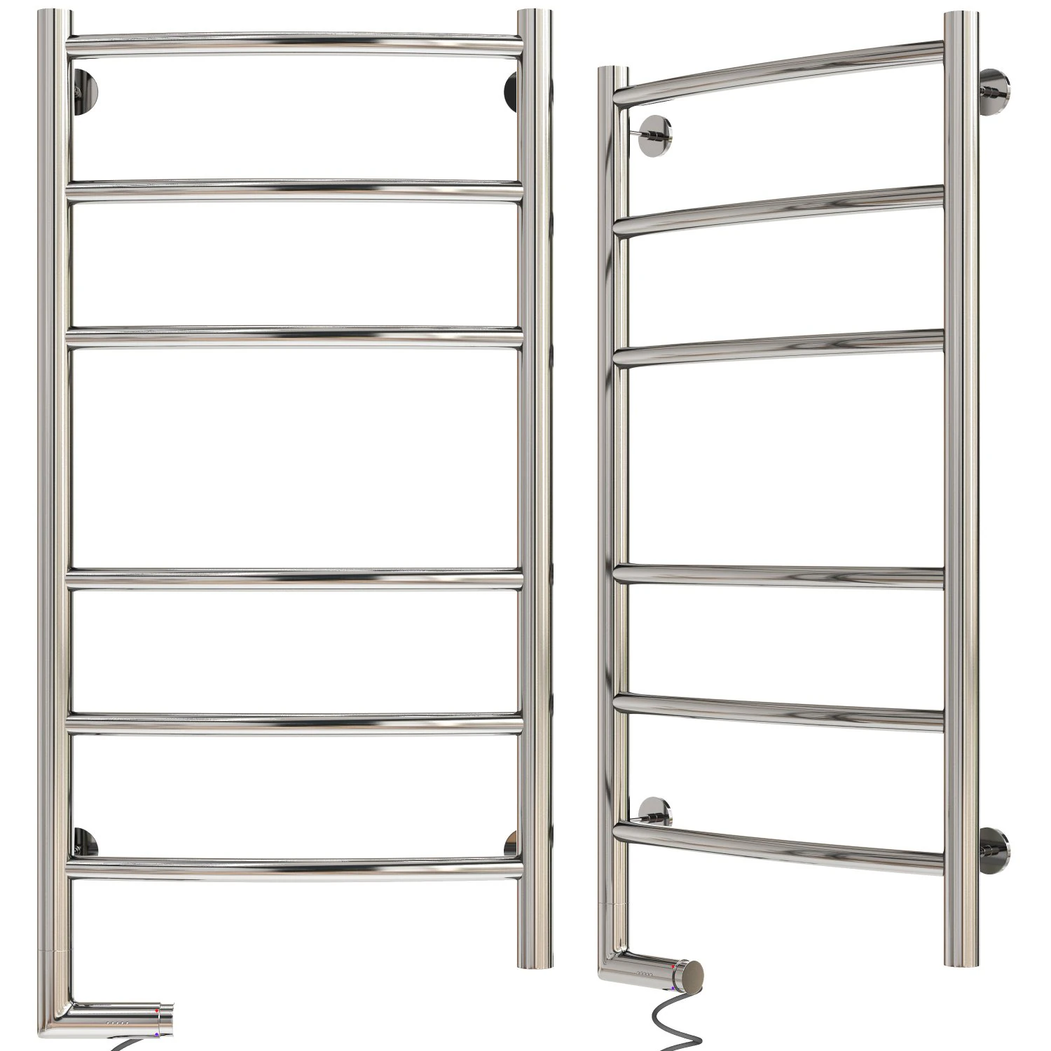 Electric towel warmer Sunerzha Galant 20 80x40 left 3D Model .c4d .max .obj .3ds .fbx .stl .blend 