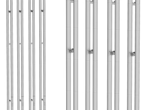 Electric towel warmer Sunerzha Nuance 30 120 cm white right 3D Модель