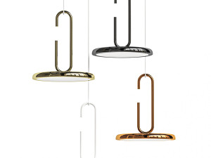 Pendant design lamp Clip by Penta 3D Model