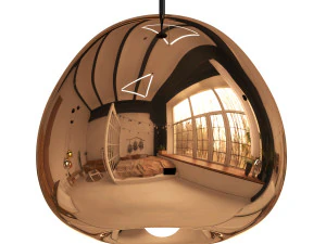 Pendant lamp Void Light 15 cm Silver 3D Model