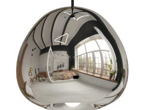 Pendant lamp Void Light 15 cm Silver 3D Model