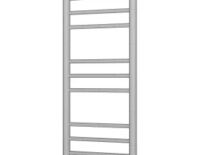Water heated towel rail Energy Prestige 80x30 3D Model