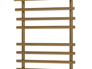 Water heated towel rail EWRIKA Medea Pr 80x50 gold 3D Model