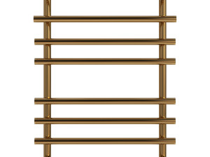 Water heated towel rail EWRIKA Medea Pr 80x50 gold Model 3D