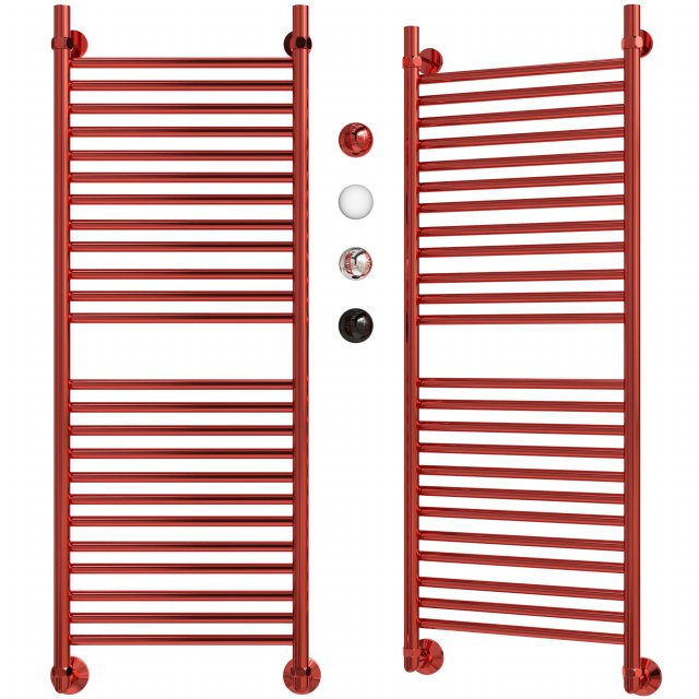 Water heated towel rail EWRIKA Medea S 120x40 red 3D Модель .c4d .max .obj .3ds .fbx .stl .blend 
