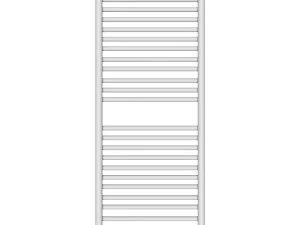 Water heated towel rail EWRIKA Medea S 120x40 red 3D Model