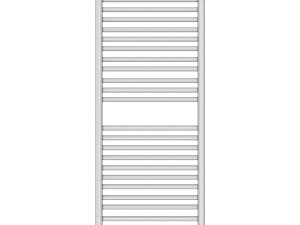 Water heated towel rail EWRIKA Medea S 120x40 red 3D Модель