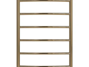 Scaldasalviette ad acqua EWRIKA Sappho D 80x50 bronzo invecchiato Modello 3D