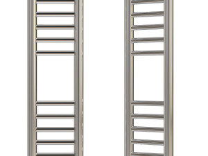 Water heated towel rail Sunerzha Bogema 60x15 straight 3D Model