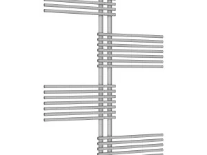 Water heated towel rail Terminus Europe P28 70x1400 3D Model