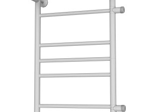 Water heated towel rail Trugor LC Aspect PM 3 R 50x80x50 with shelf Modelo 3D