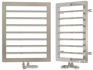 Water heated towel rail Zehnder Subway SUBI 060 045 stainless steel 3Dモデル