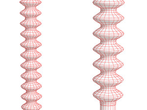 Designer floor lamp Milano by Tubes Radiatori 3D Modell