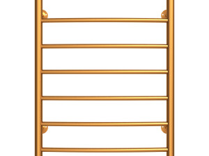 Water heated towel rail Domoterm Calypso P7 50x70 matte black 3D Модель