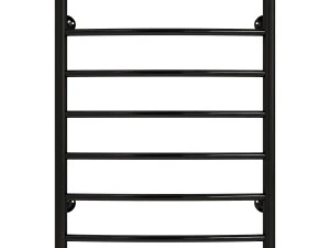 Water heated towel rail Domoterm Calypso P7 50x70 matte black 3D Model