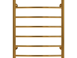 Water heated towel rail Domoterm Calypso P7 50x70 matte black 3D Модель