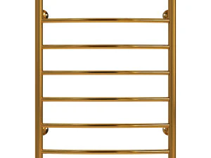 Water heated towel rail Domoterm Calypso P7 50x70 matte black 3D Model