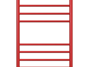 Water heated towel rail EWRIKA Safo AS2 80x50 chrome with mounting kit Modello 3D