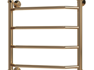 Water heated towel rail EWRIKA Sappho T 60x50 aged bronze Model 3D