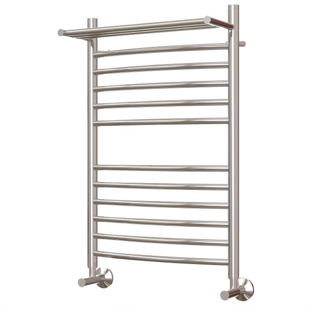 Water heated towel rail Point Alfa PN05158SP 50x80 chrome with shelf 3D मॉडल .c4d .max .obj .3ds .fbx .stl .blend 
