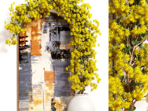 Set di fiori 1 Modello 3D