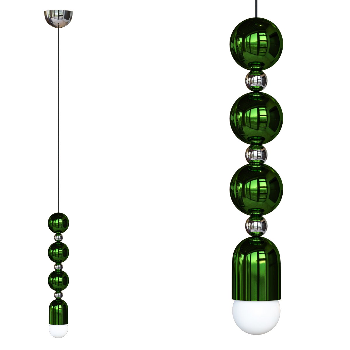 Modern metal clearance pendant lights