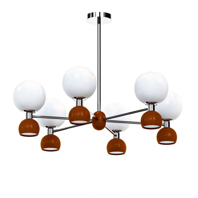 Hanging shop globe chandelier