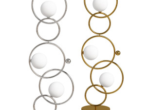 Design lamp Zoe Floor Venicem Floor Lamp Black Modelo 3D