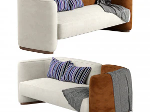 Candelaria Contemporary Sofa by AD HOC 3D Model