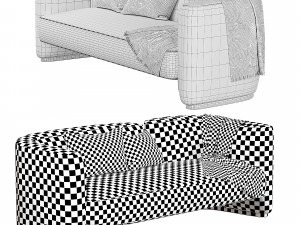 Candelaria Contemporary Sofa by AD HOC Model 3D