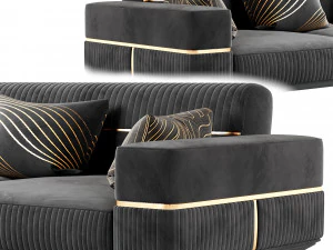 Boss sofa 3D Model
