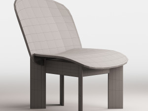 CHISEL LOUNGE CHAIR Model 3D
