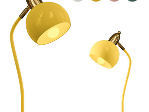 Color Optional Macaroon Style Desk Lamp Metal Dome Shade Eye Protection Studying Room Lighting Fixtu 3D 模型