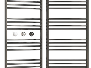 Water heated towel rail Sunerja Boheme 100x50 straight 3D Model