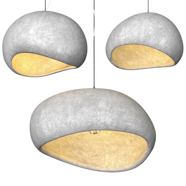 Khmara Resin Pendant Lamp 3D-Modell .c4d .max .obj .3ds .fbx .stl .blend 