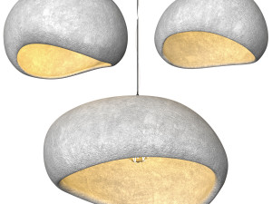 Khmara Resin Pendant Lamp 3D Модель