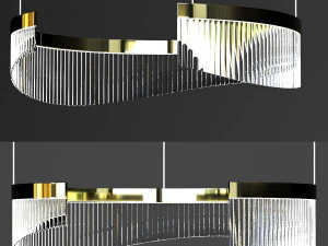 Rack- und Reihenleuchte DANELIUS 3D Modell