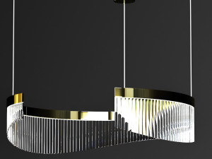 Rack and row lamp DANELIUS 3D Model