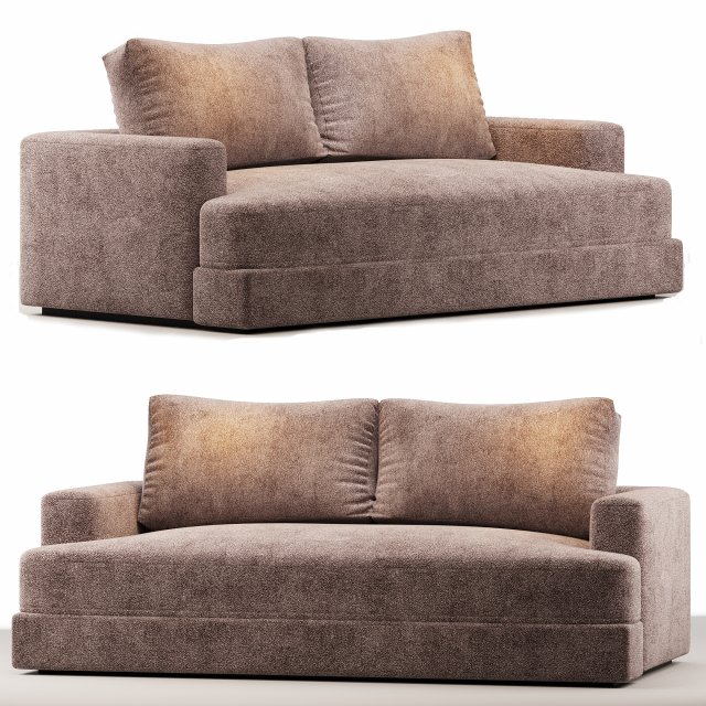 The Varick Sofa 3D Model .c4d .max .obj .3ds .fbx .stl .blend 