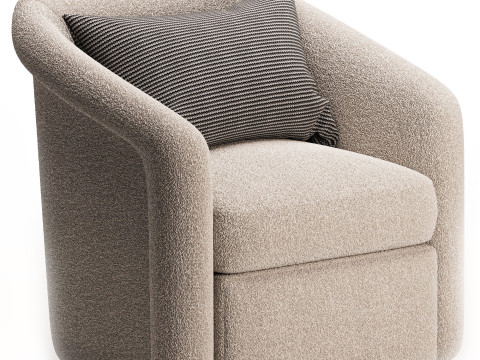 Maeve Swivel Chair 3D Model