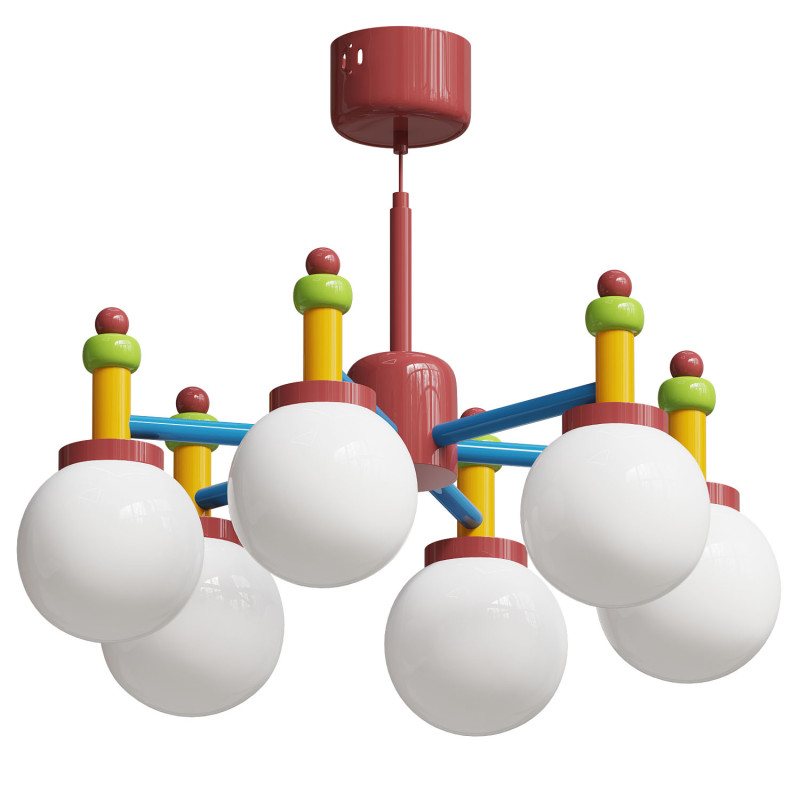 Hanging chandelier LUFTSKIP 3D Модель .c4d .max .obj .3ds .fbx .stl .blend 