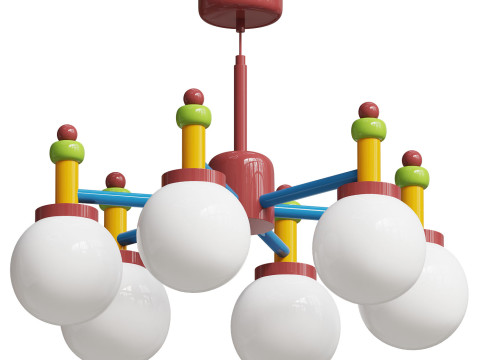 Hanging chandelier LUFTSKIP 3D-Modell