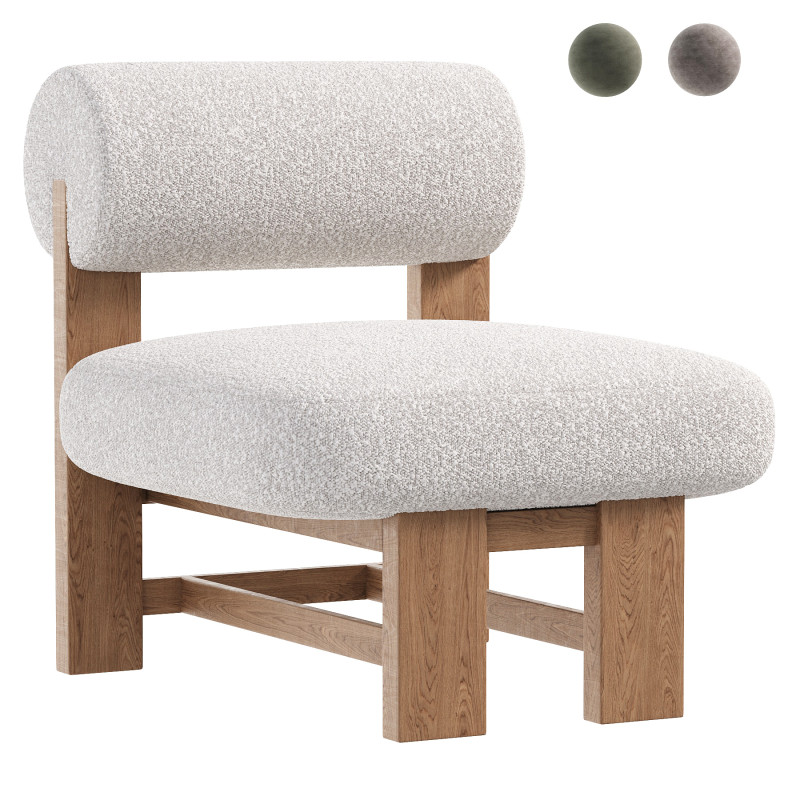 Malta Chair Piermont Sand 3D Model .c4d .max .obj .3ds .fbx .stl .blend 